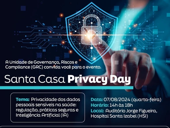 Santa Casa da Bahia promove evento sobre privacidade de dados na saúde e inteligência artificial