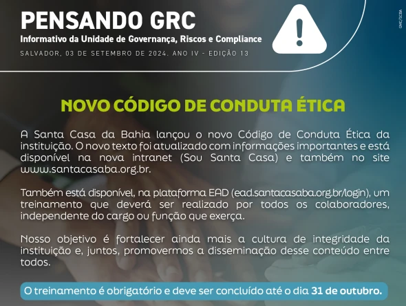 Novo Código de Conduta Ética