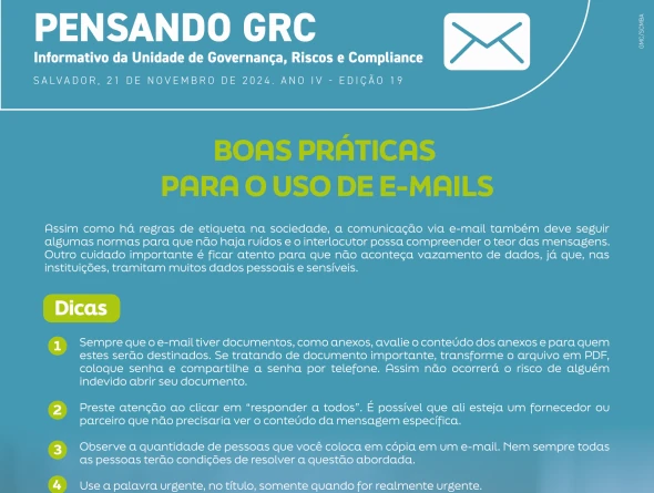 Boas práticas para o uso de e-mails