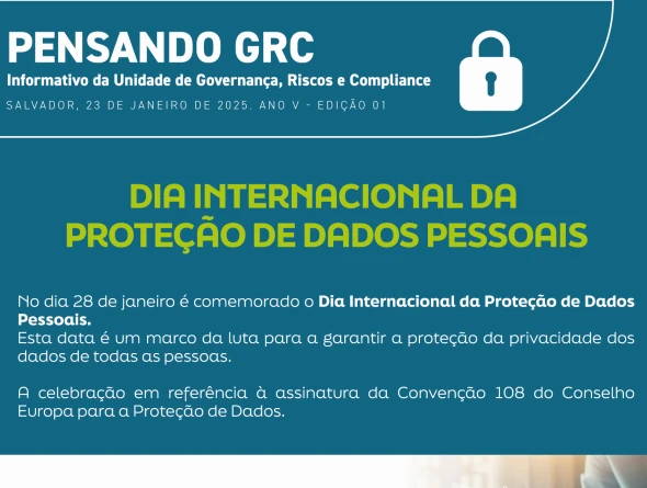 Dia Internacional da Proteção de Dados Pessoais